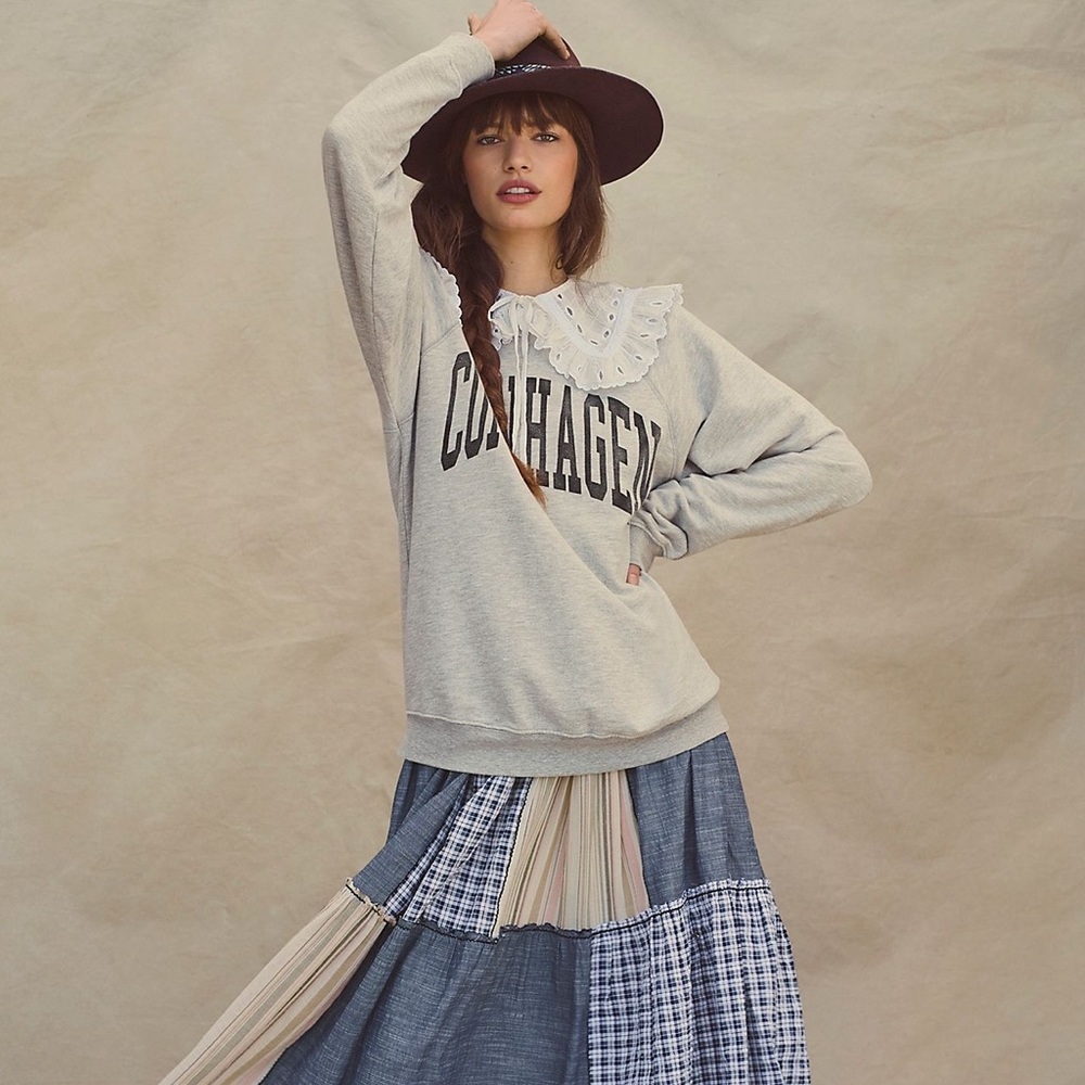 Free People Copenhagen Classic Crew Sweatshirt